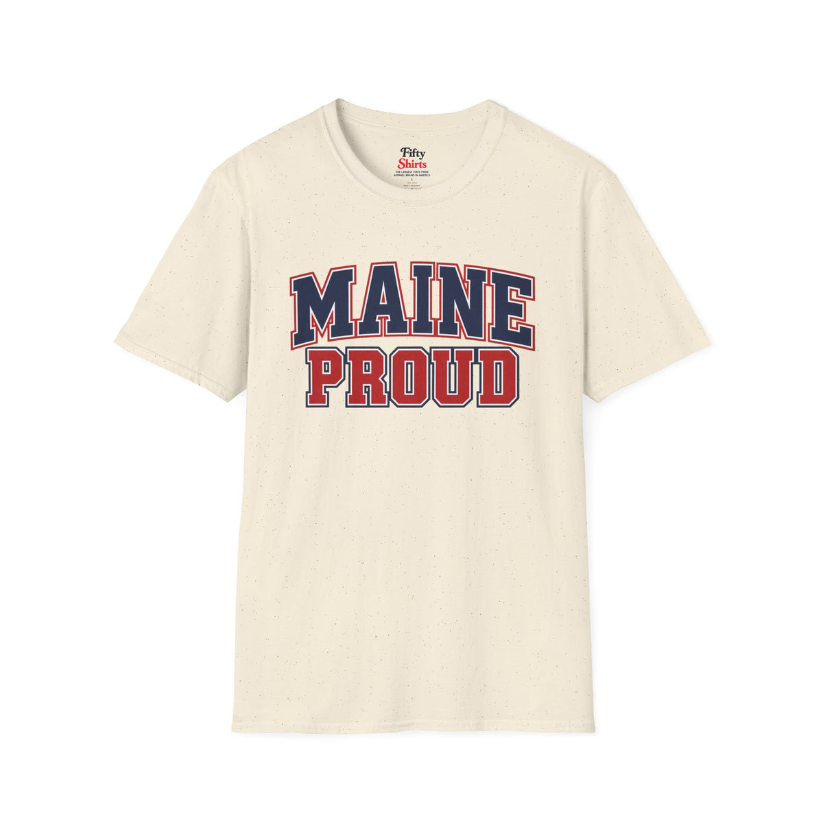 Maine Proud Unisex Softstyle T Shirt State Name Graphic Tee