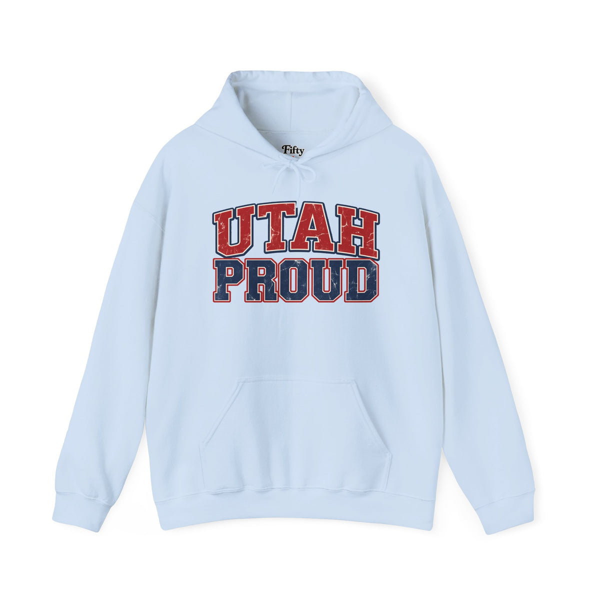 Utah Proud Unisex Hoodie State Name Graphic