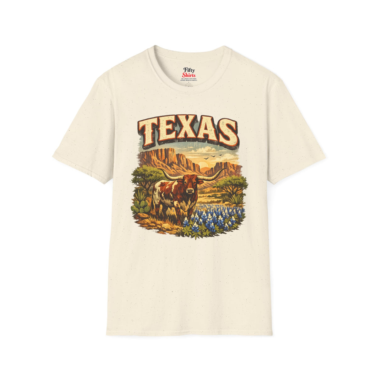 Texas Wildlife Unisex Softstyle T Shirt State Pride Graphic Tee Collections FS03
