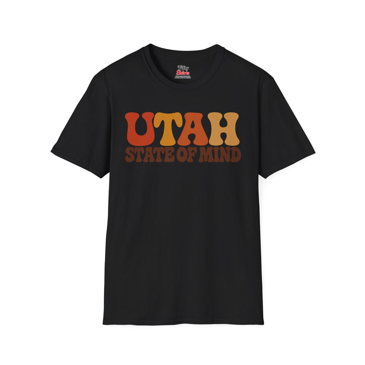 Utah State Of Mind Unisex Softstyle T Shirt State Name Graphic Tee
