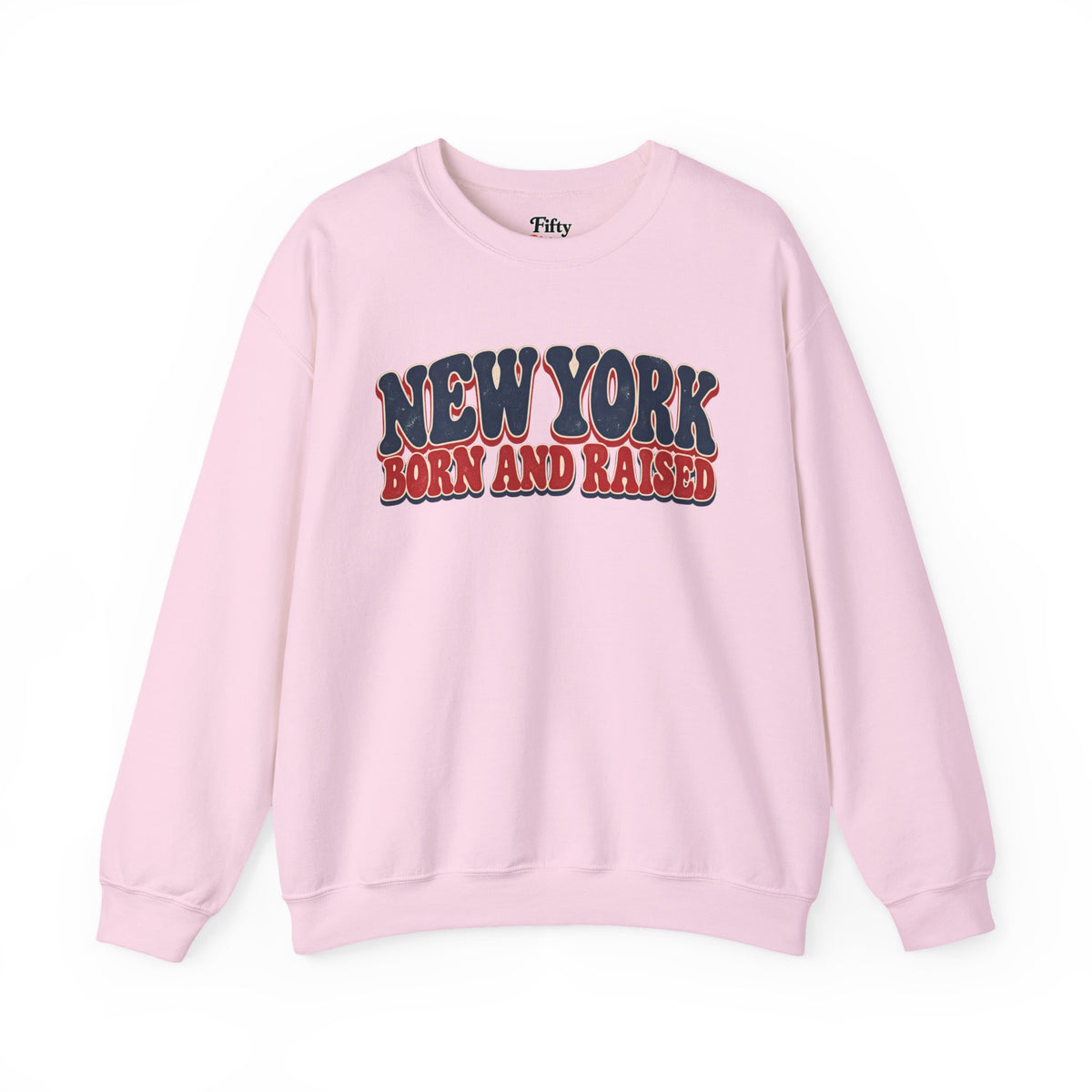 New York Born and Raised Retro 1970s Unisex Sweatshirt Graphic