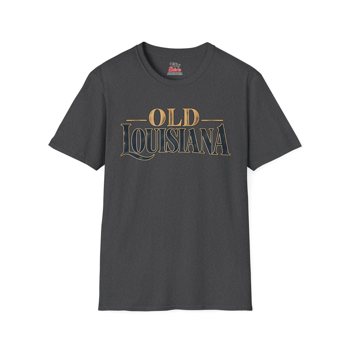 Old Louisiana Unisex Softstyle T Shirt State Name Graphic Tee
