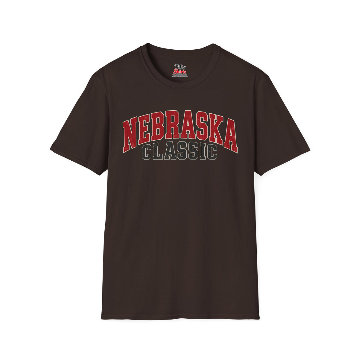 Nebraska Classic Unisex Softstyle T Shirt State Name Graphic Tee