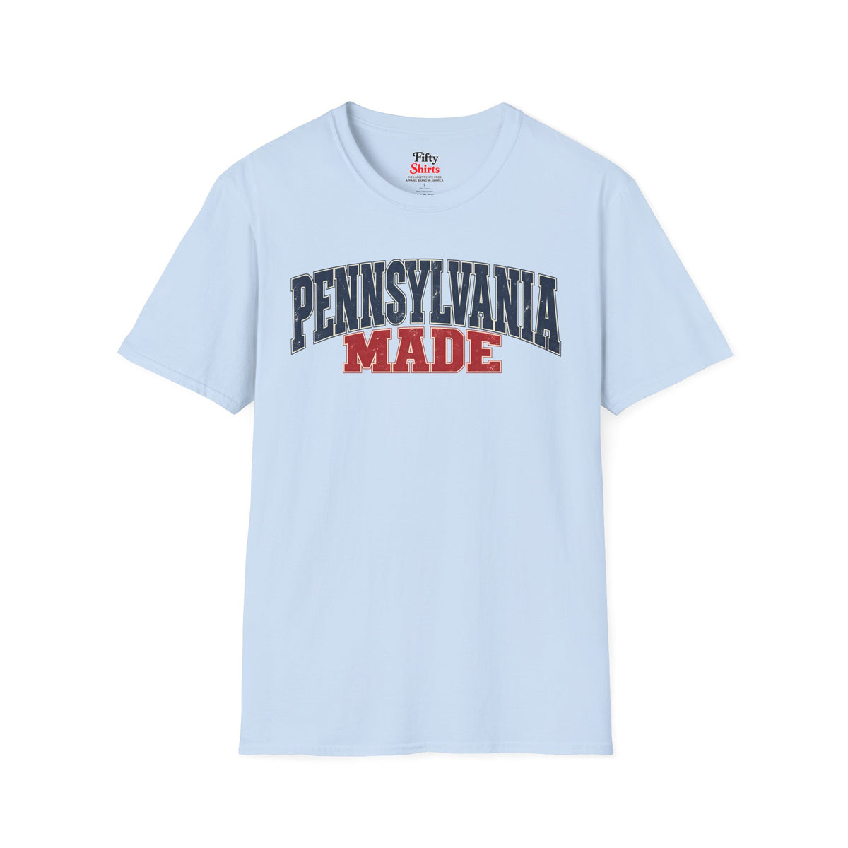 Pennsylvania Made Unisex Softstyle T Shirt State Name Graphic Tee