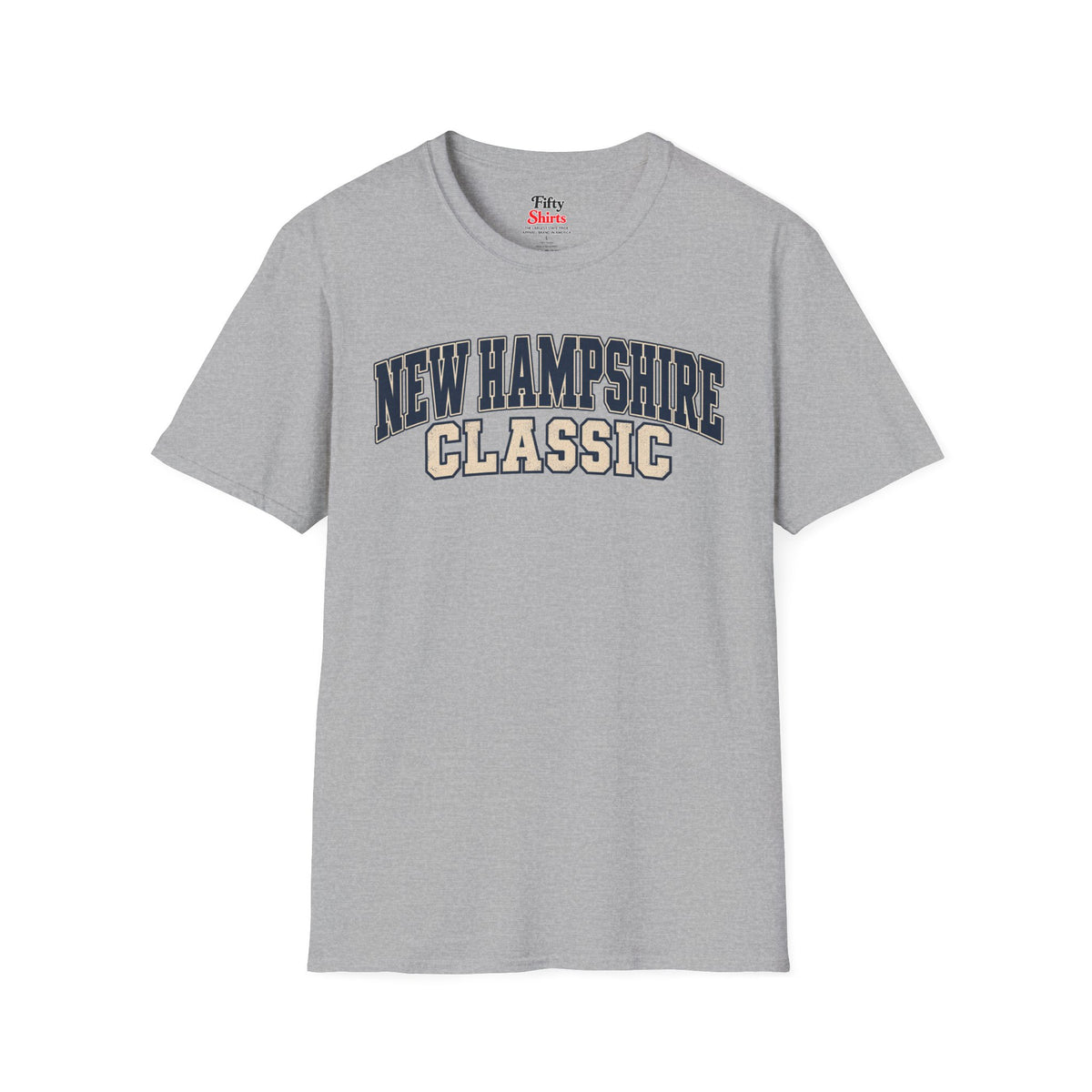 New Hampshire Classic Unisex Softstyle T Shirt State Name Graphic Tee