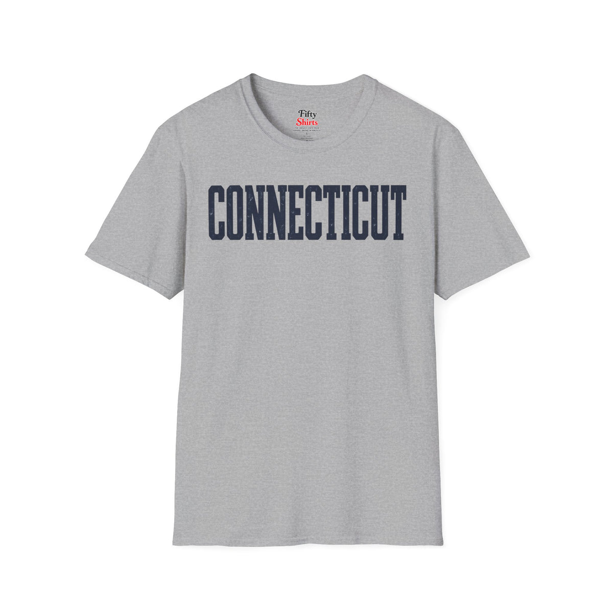 Connecticut Unisex Softstyle T Shirt State Name Graphic Tee