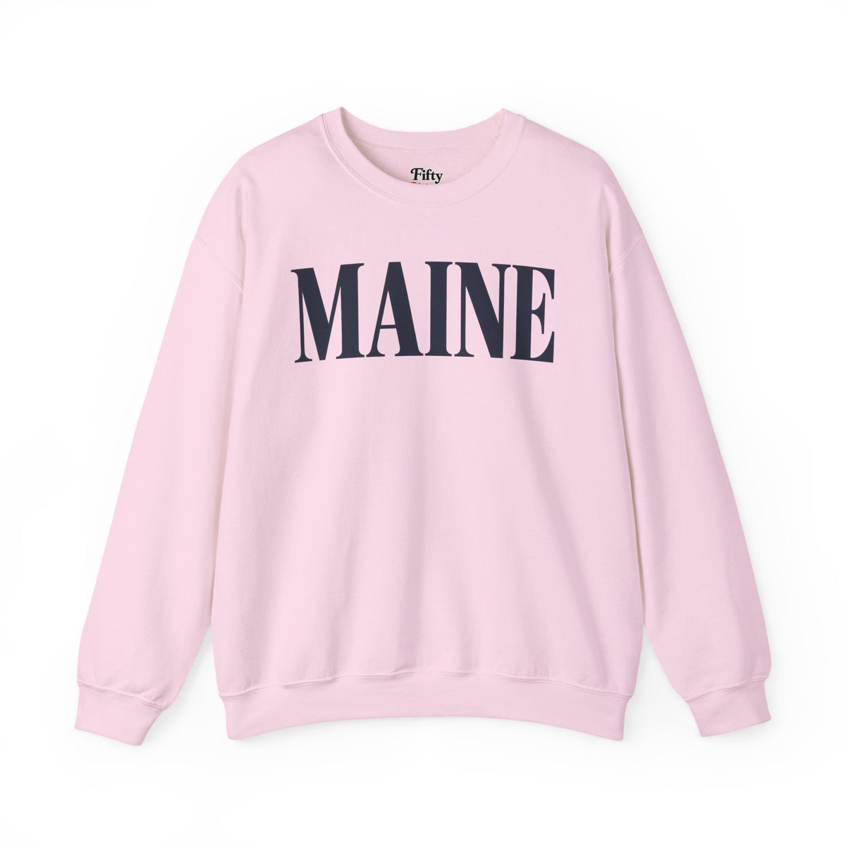 Maine Unisex Crewneck Sweatshirt State Name Graphic