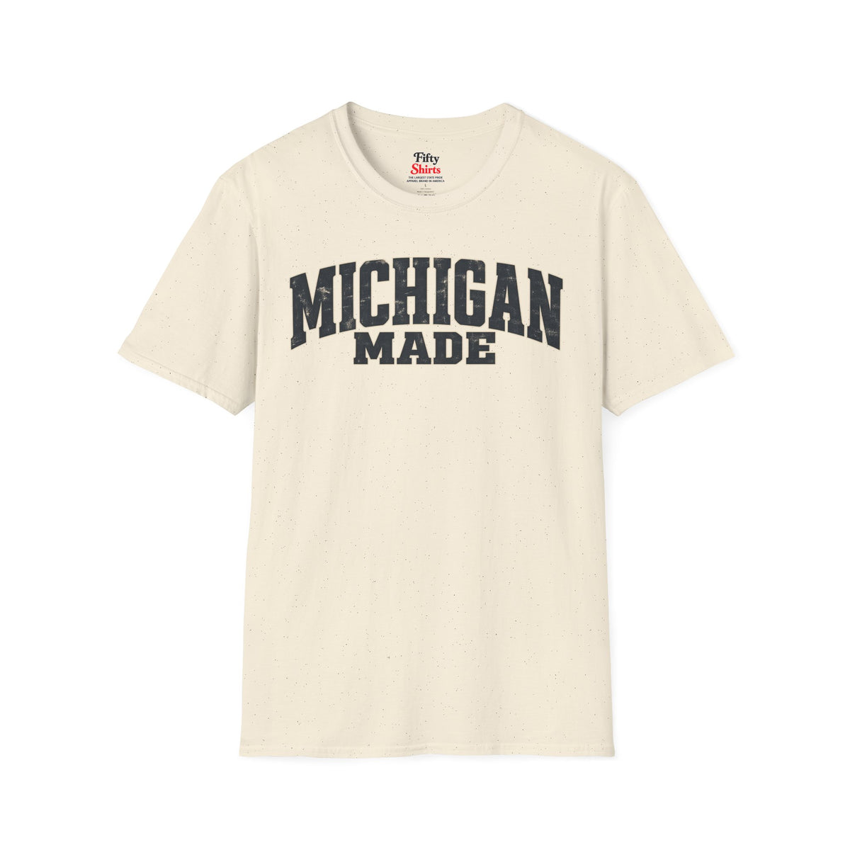 Michigan Made Unisex Softstyle T Shirt State Name Graphic Tee