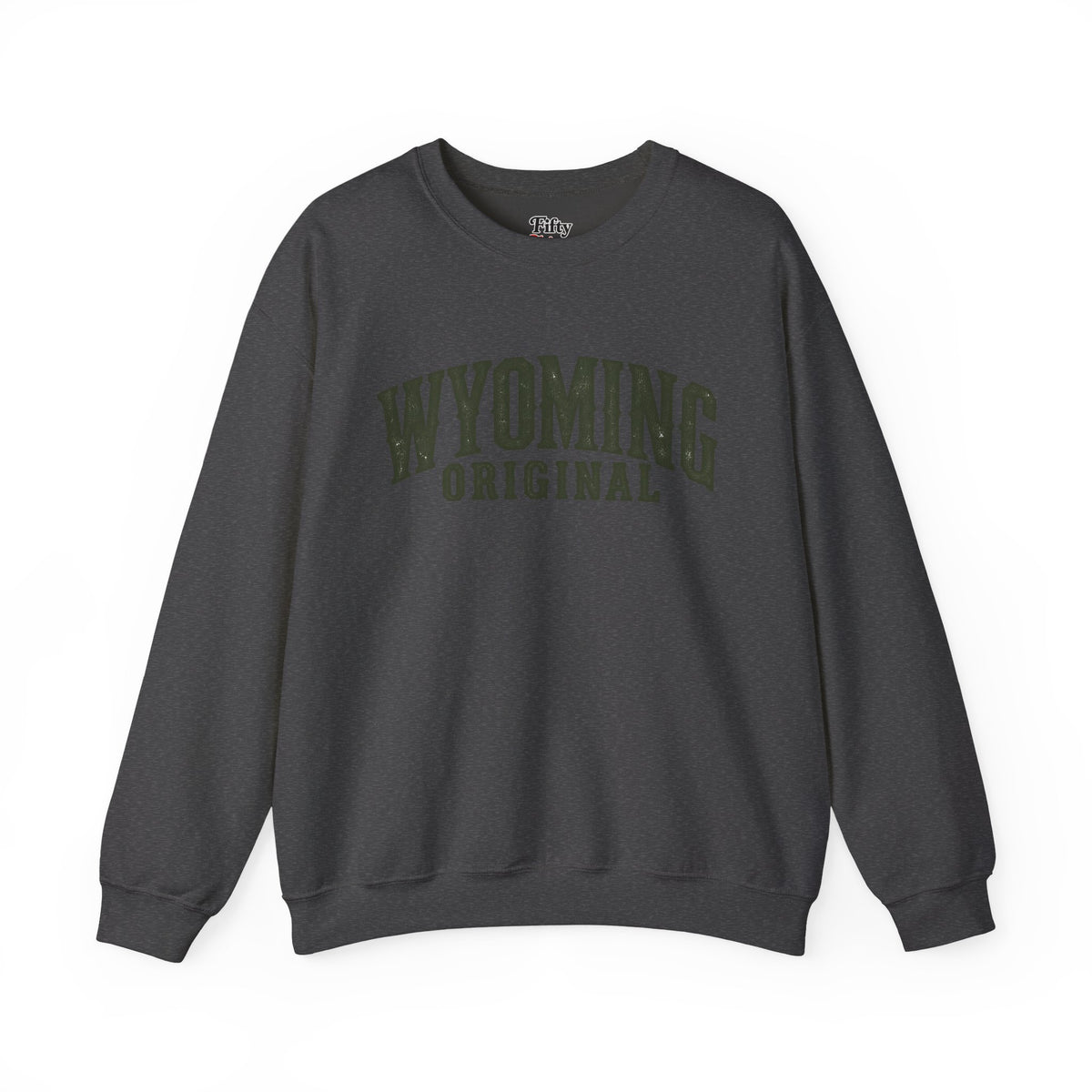 Wyoming Original Unisex Crewneck Sweatshirt State Name Graphic
