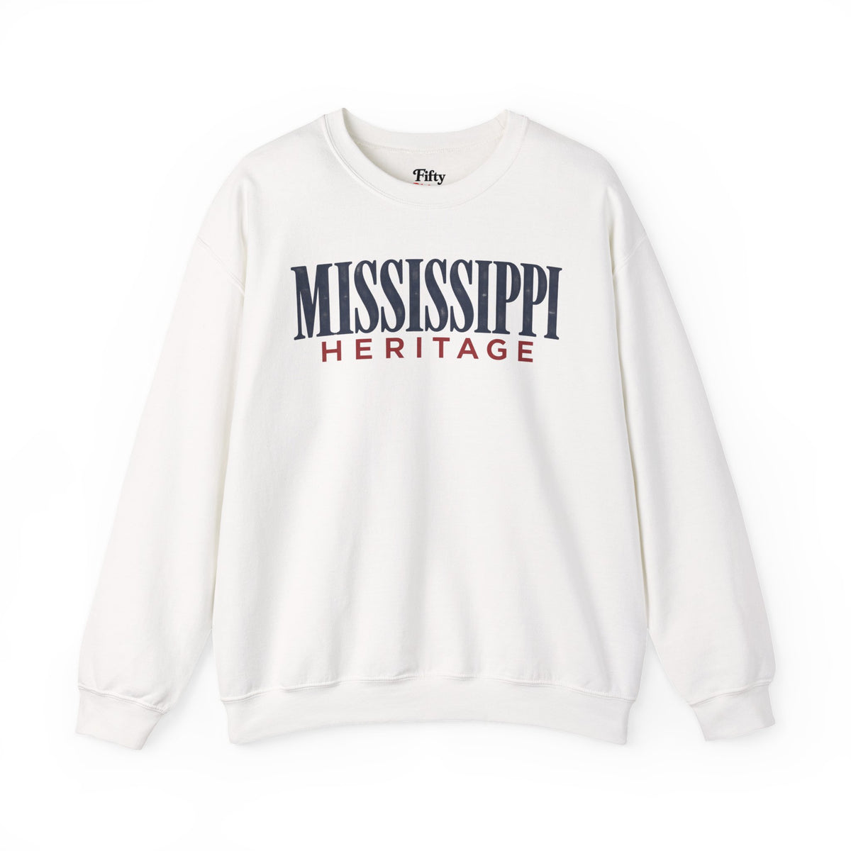 Mississippi Heritage Unisex Crewneck Sweatshirt State Name Graphic