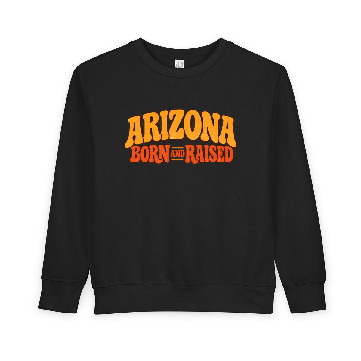 Arizona Born and Raised Retro 1970s Southwest Unisex Toddler Sweatshirt