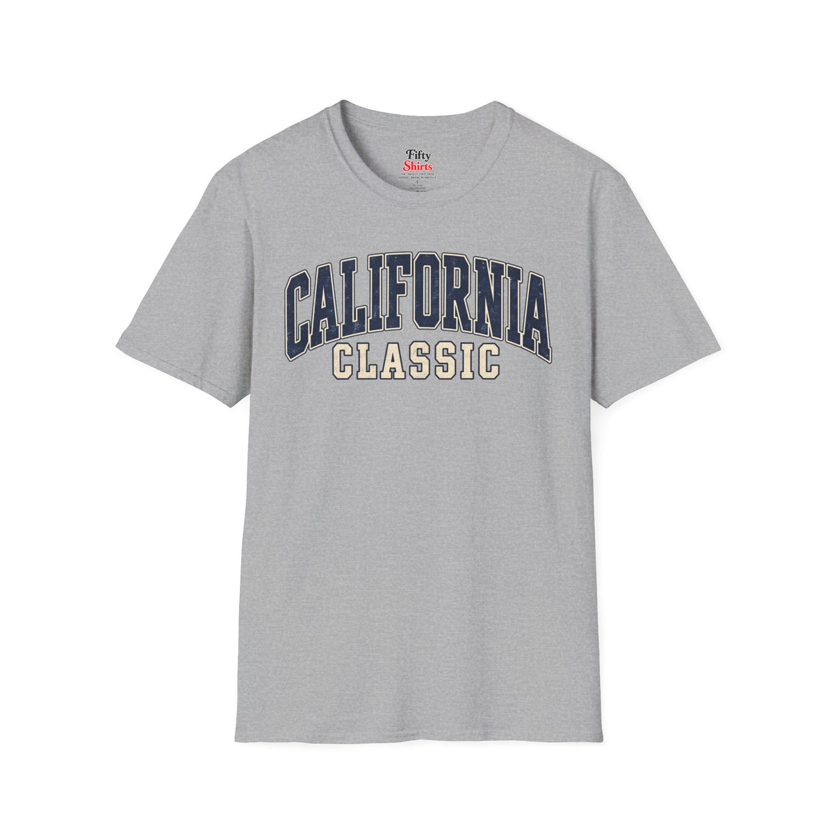 California Classic Unisex Softstyle T Shirt State Name Graphic Tee