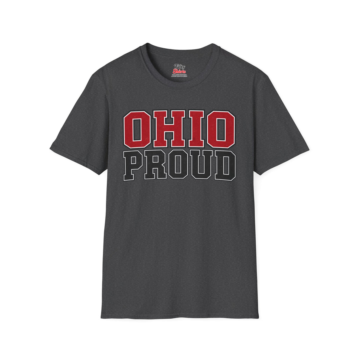 Ohio Proud Unisex Softstyle T Shirt State Name Graphic Tee
