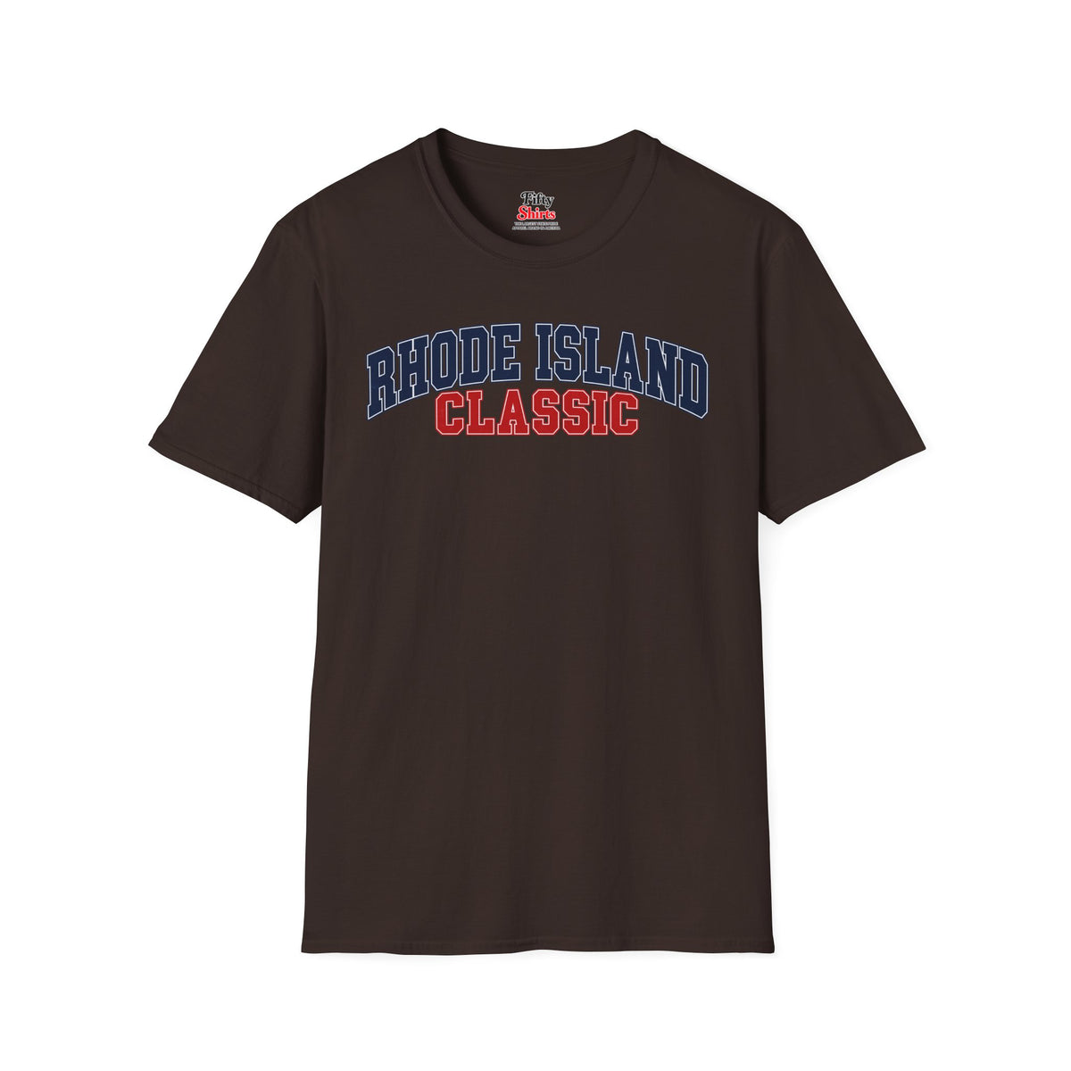 Rhode Island Classic Unisex Softstyle T Shirt State Name Graphic Tee