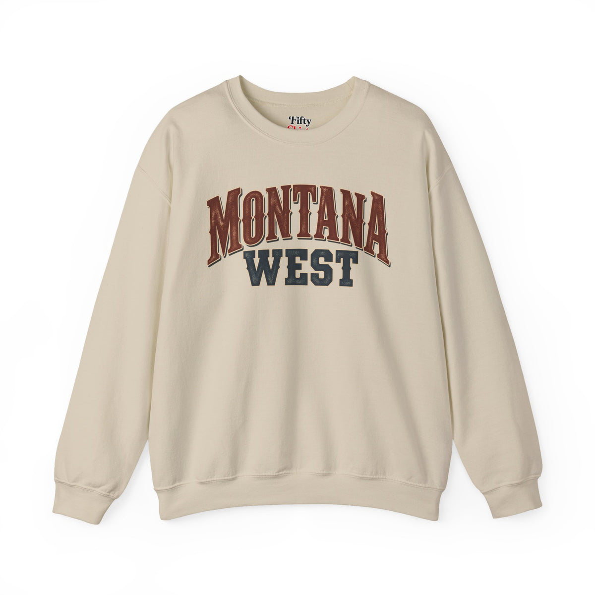 Montana West Unisex Crewneck Sweatshirt State Name Graphic