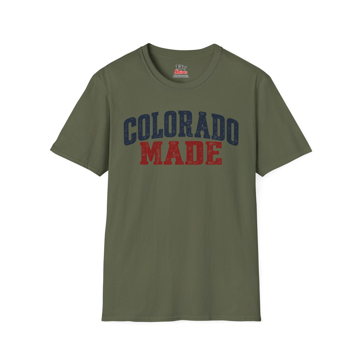 Colorado Made Unisex Softstyle T Shirt State Name Graphic Tee