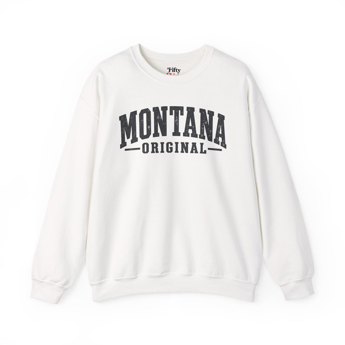 Montana Original Unisex Crewneck Sweatshirt State Name Graphic