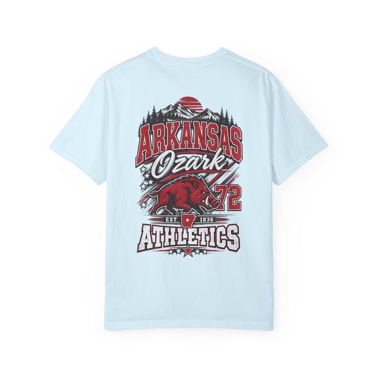 Arkansas Ozark Athletics Unisex Comfort Color 1717 Streetwear Graphic Tee