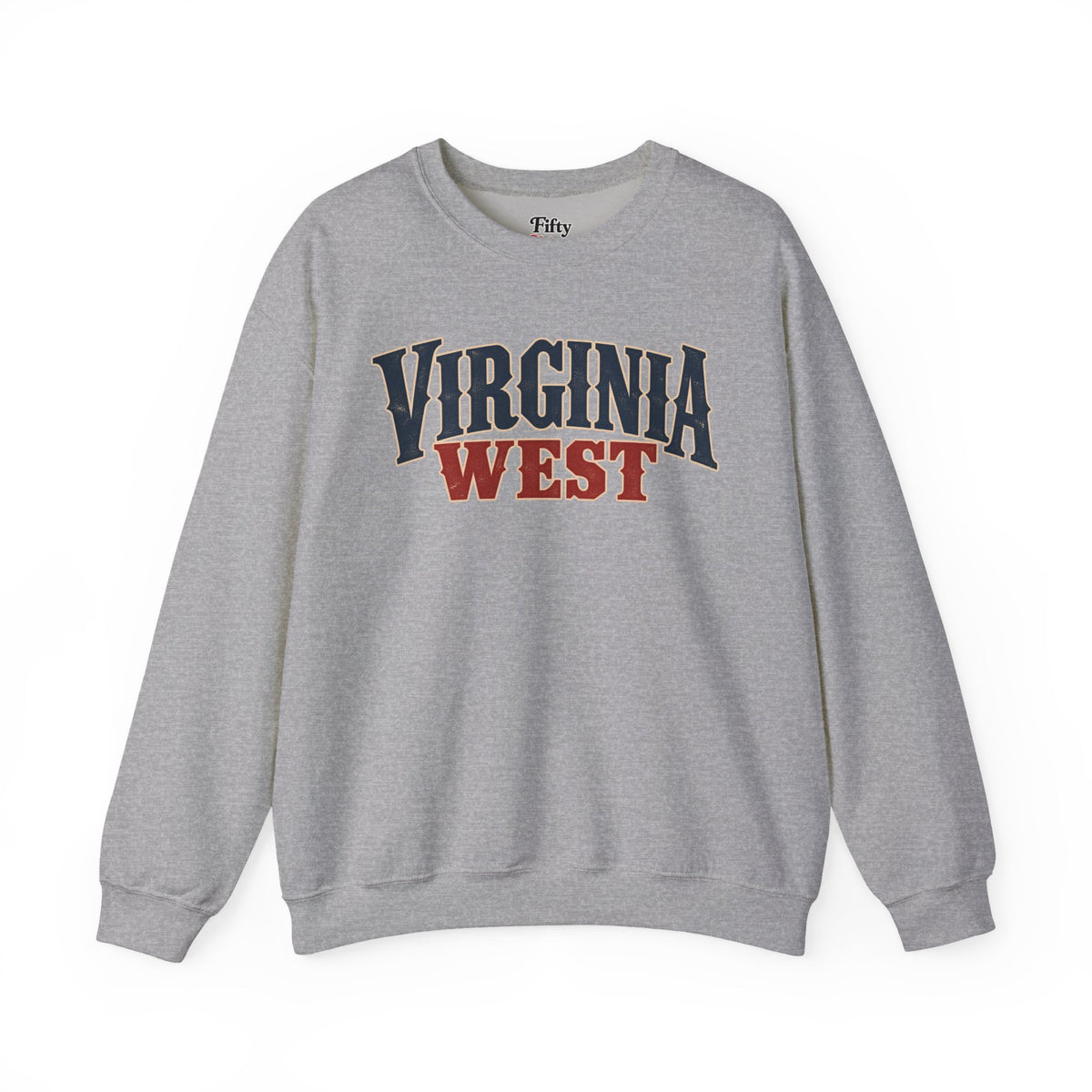 Virgina West Unisex Crewneck Sweatshirt State Name Graphic