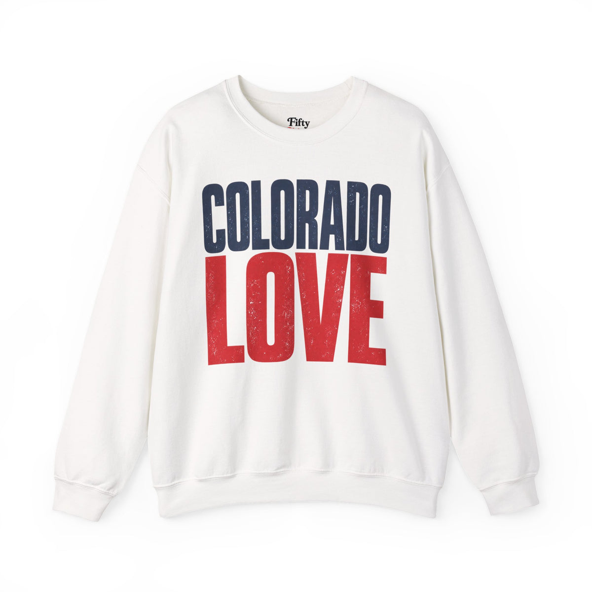 Colorado Love Unisex Crewneck Sweatshirt State Name Graphic