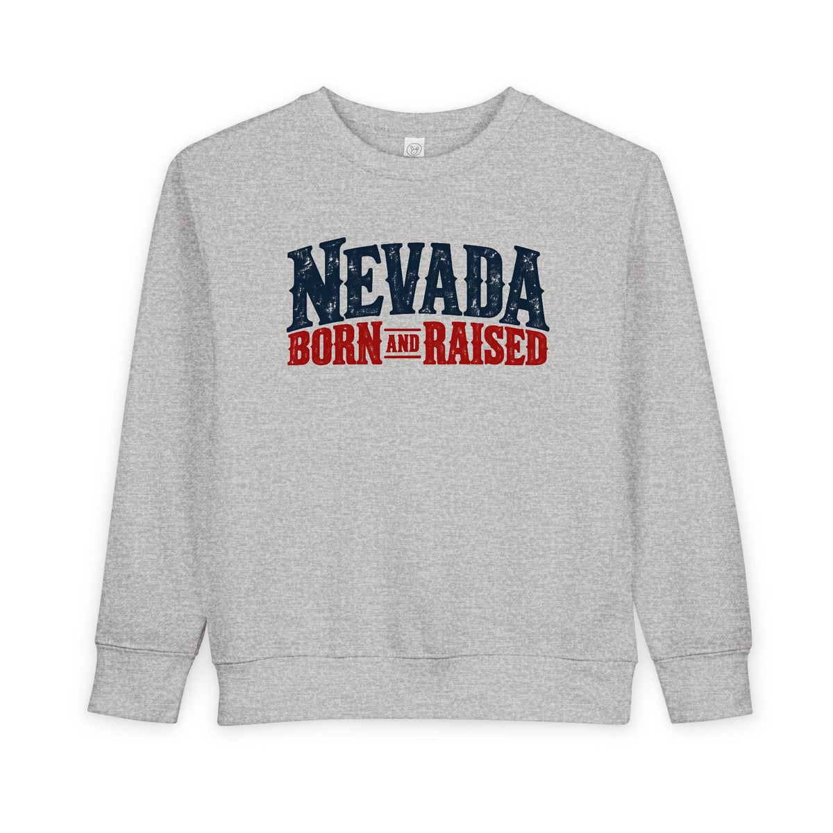 Nevada Born and Raised Classic Ranchwear Unisex Toddler Sweatshirt
