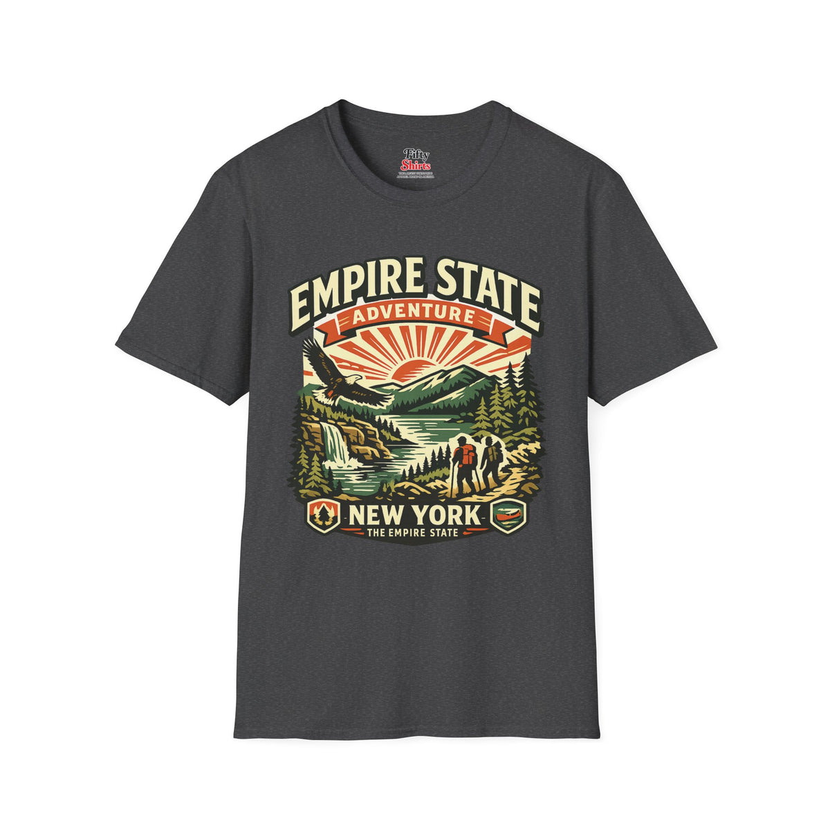 New York Empire State Unisex Softstyle T Shirt State Pride Graphic Tee Collections FS03