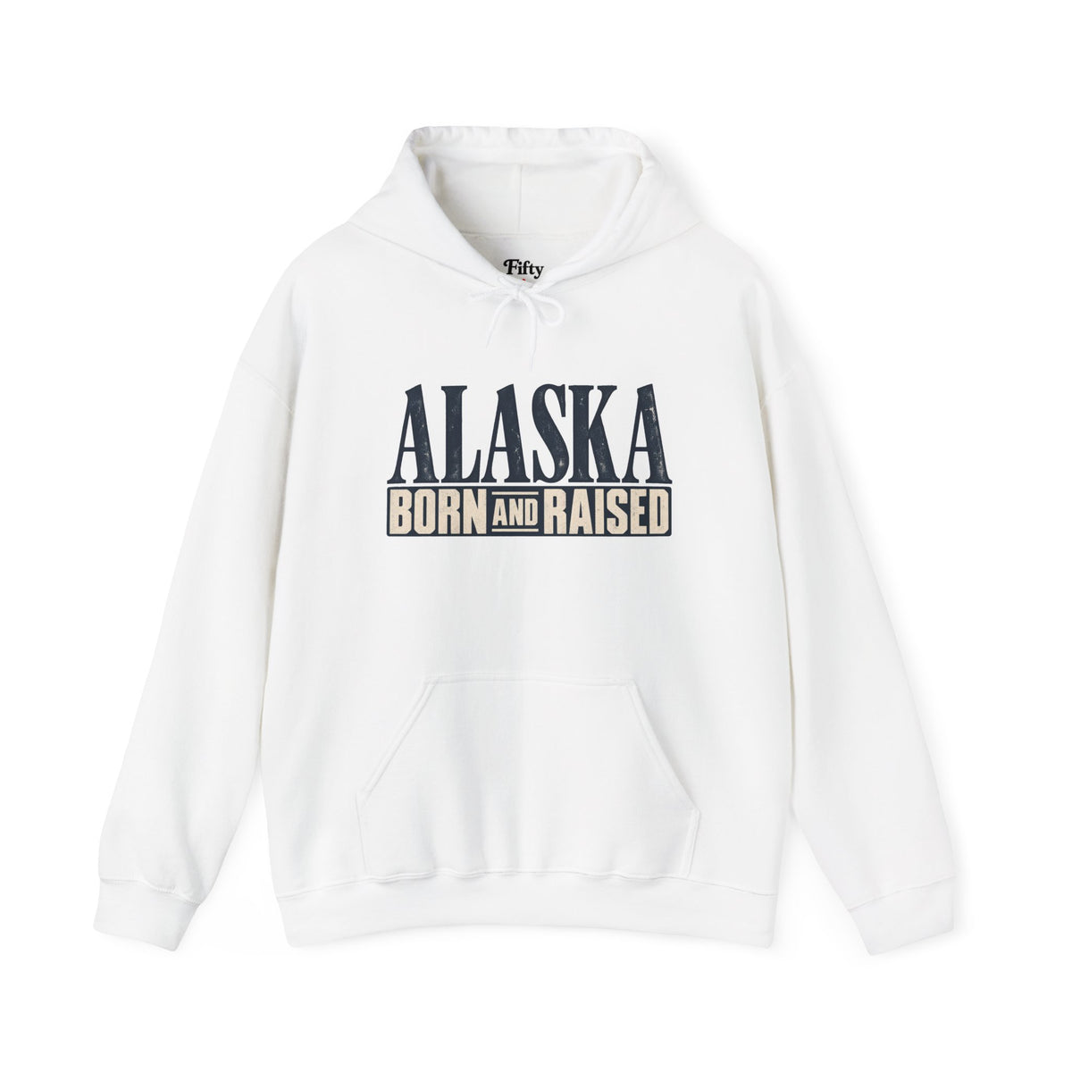 Alaska Born and Raised Premium Heritage Unisex Hoodie Graphic