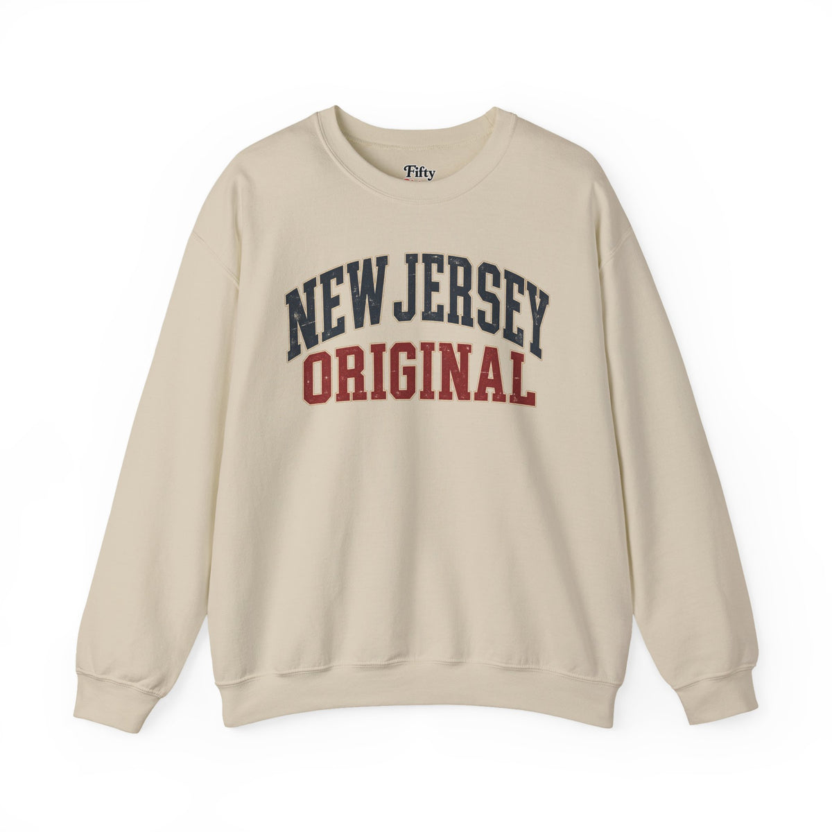 New Jersey Original Unisex Crewneck Sweatshirt State Name Graphic