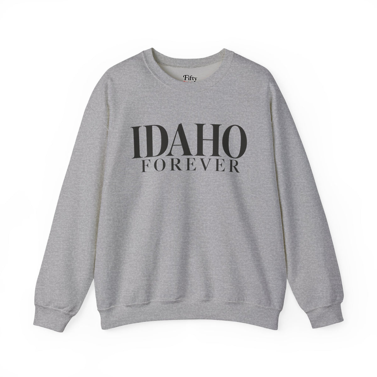 Idaho Forever Unisex Crewneck Sweatshirt State Name Graphic