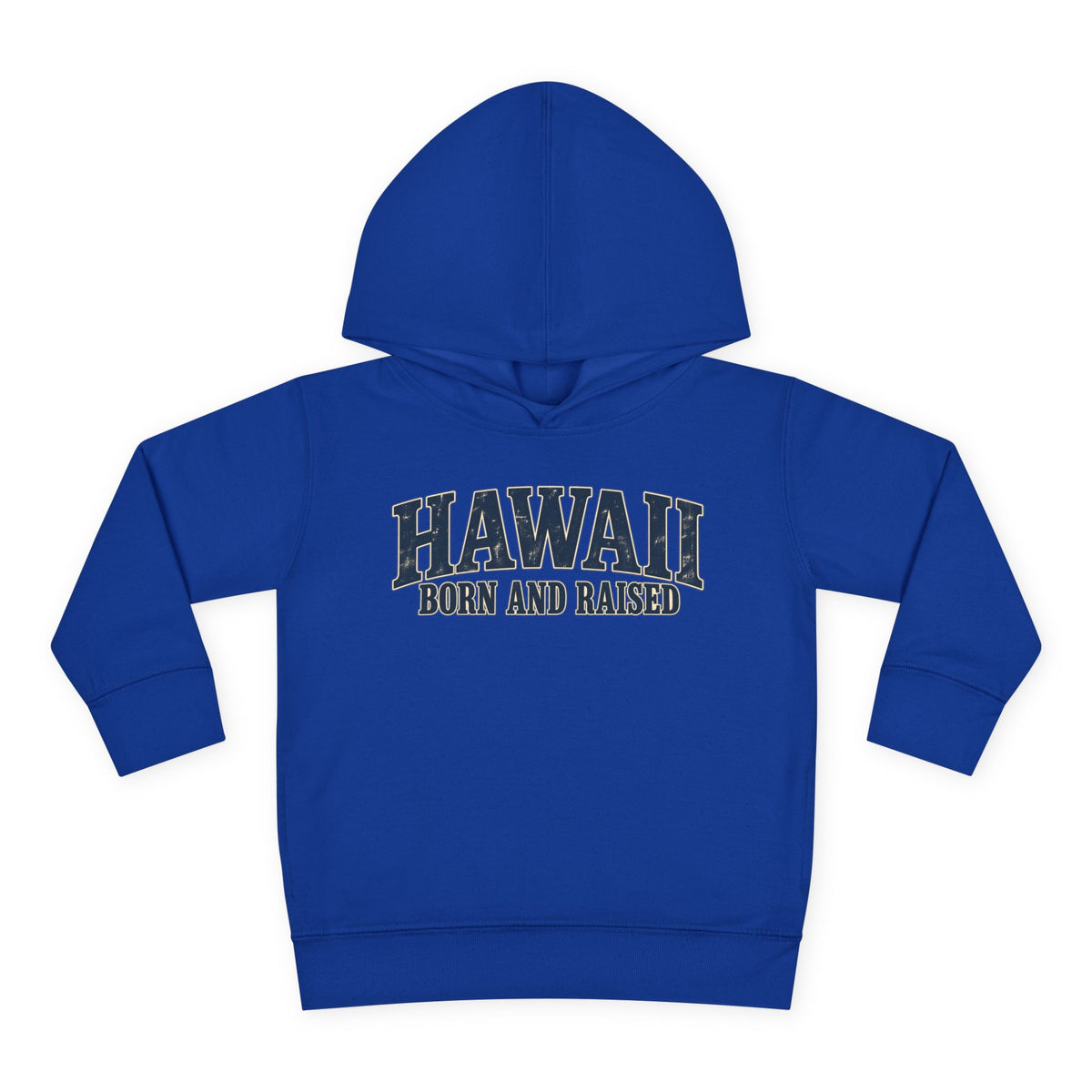Hawaii Born and Raised Local Pride Unisex Toddler Pullover Fleece Hoodie