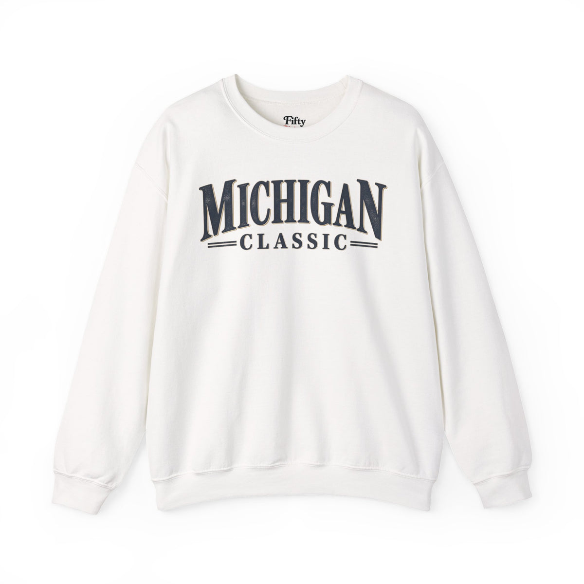 Michigan Classic Unisex Crewneck Sweatshirt State Name Graphic