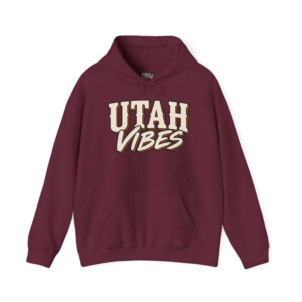 Utah Vibes Unisex Hoodie State Name Graphic