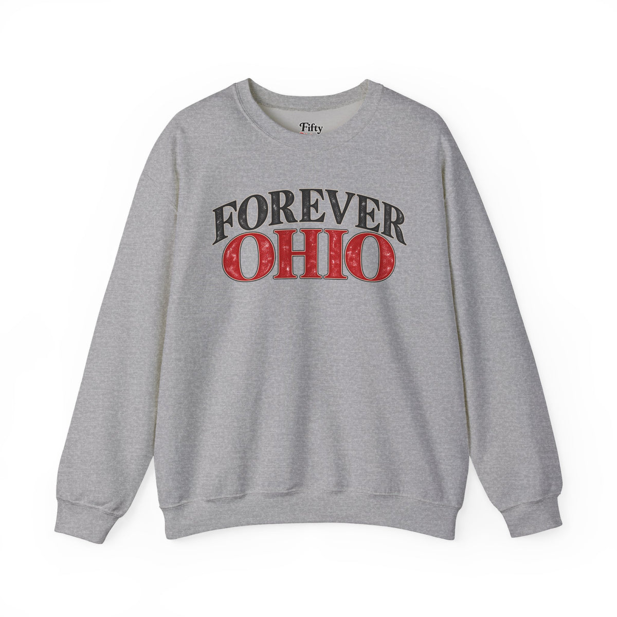 Forever Ohio Unisex Crewneck Sweatshirt State Name Graphic