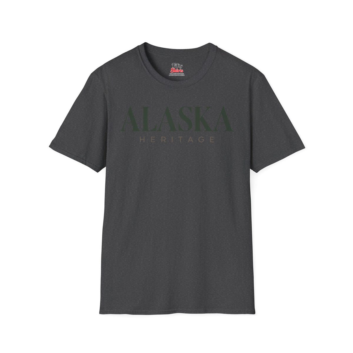 Alaska Heritage Unisex Softstyle T Shirt State Name Graphic Tee