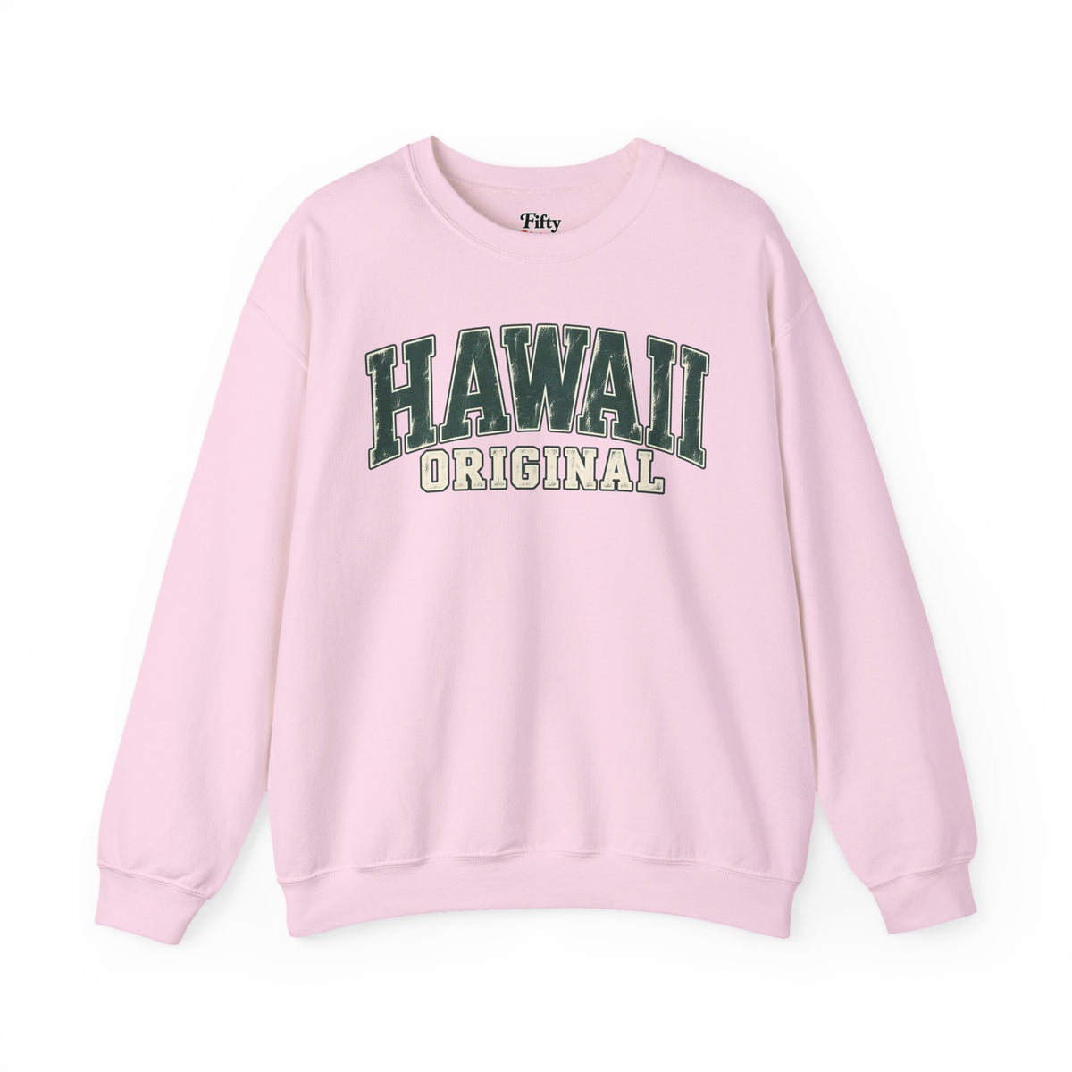 Hawaii Original Unisex Crewneck Sweatshirt State Name Graphic