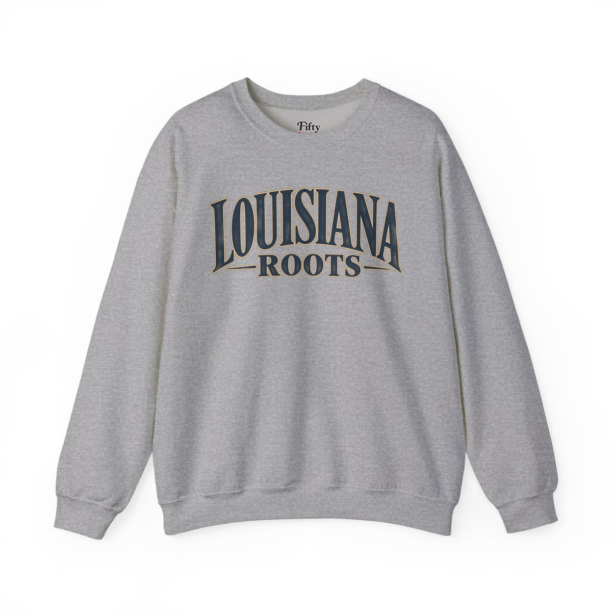 Louisiana Roots Unisex Crewneck Sweatshirt State Name Graphic