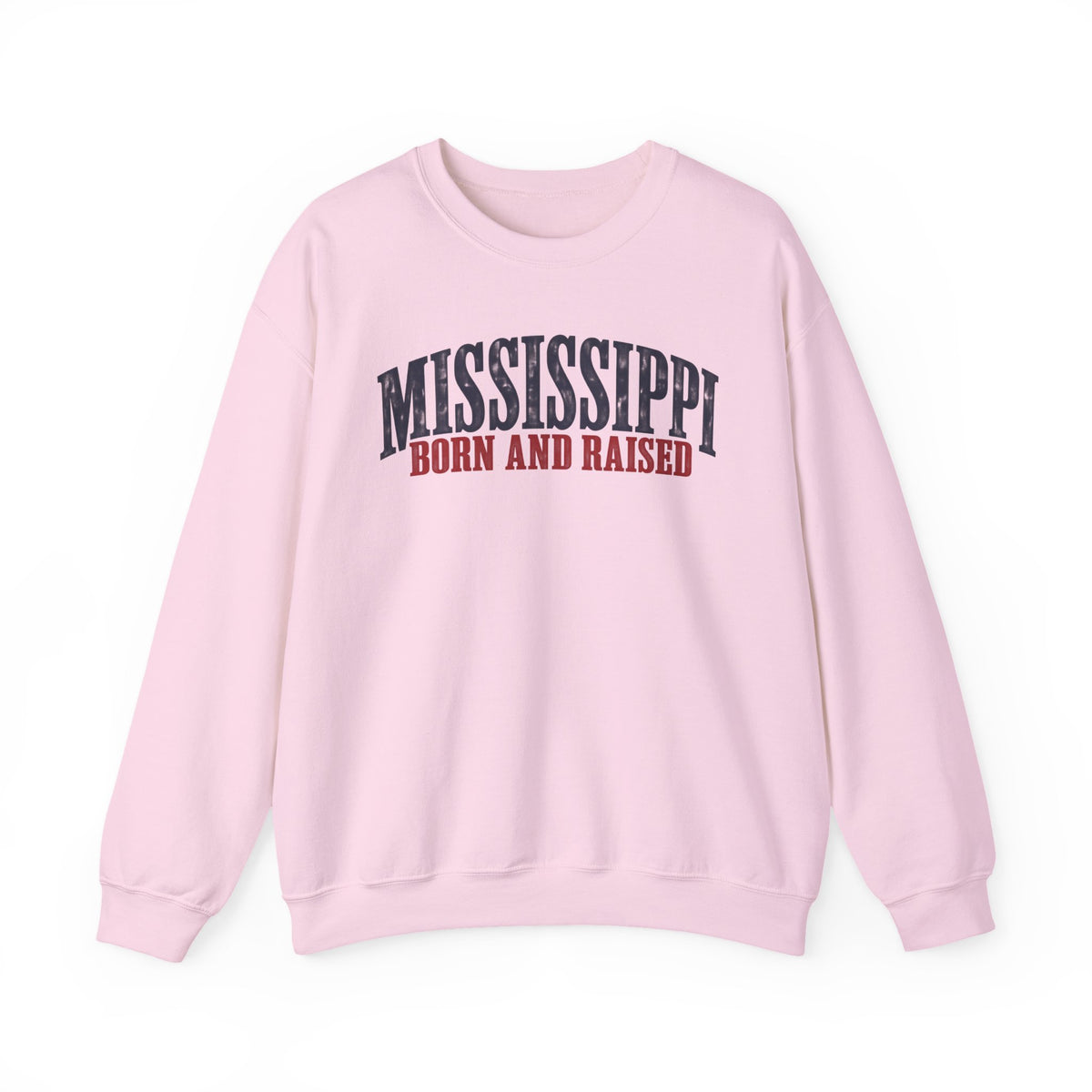 Mississippi Born and Raised Premium Heritage Unisex Sweatshirt Graphic