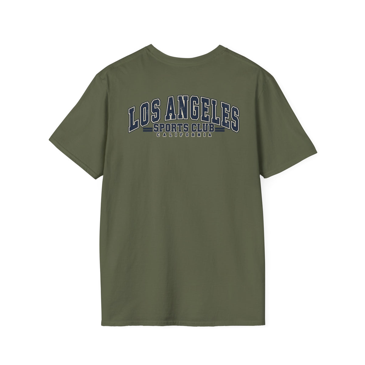 Distressed Los Angeles Sports Club Logo Unisex Softstyle Graphic Tee