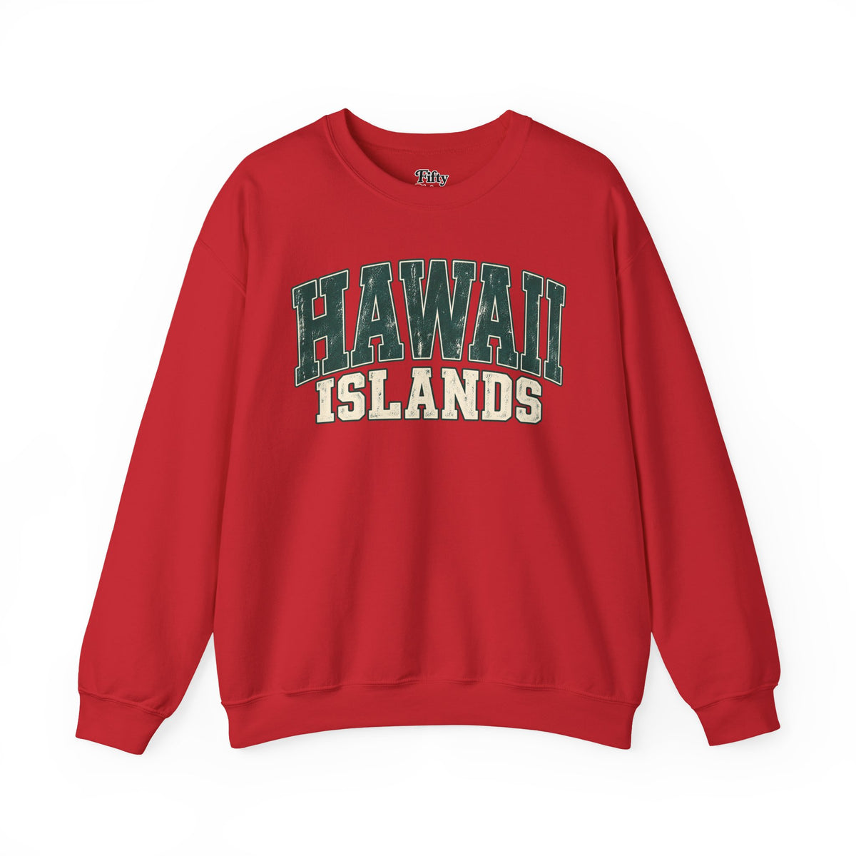 Hawaii Islands Unisex Crewneck Sweatshirt State Name Graphic