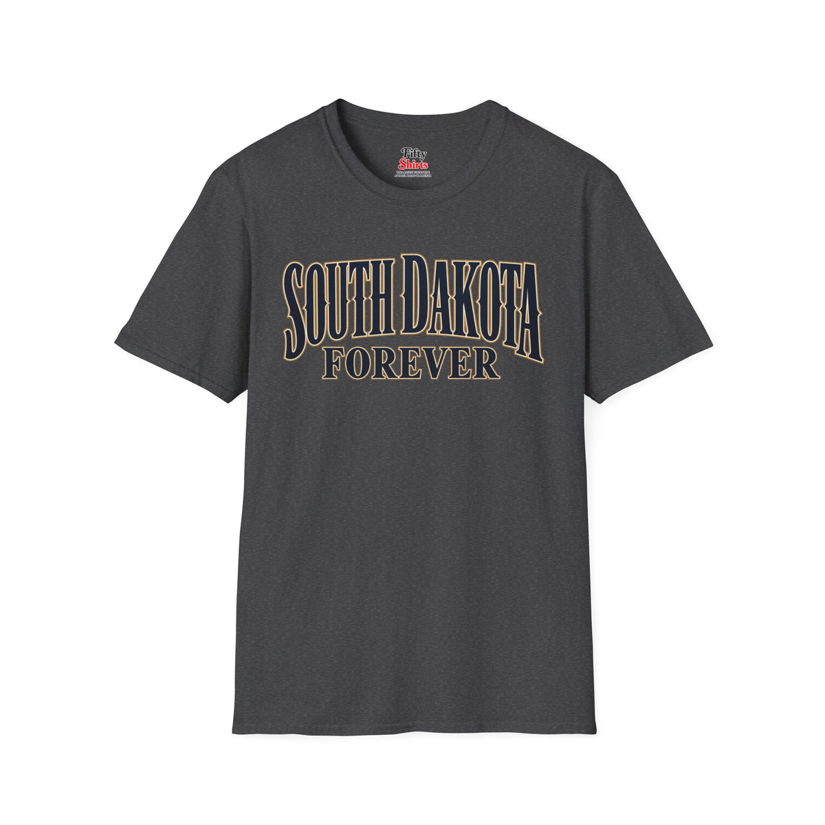 South Dakota Forever Unisex Softstyle T Shirt State Name Graphic Tee