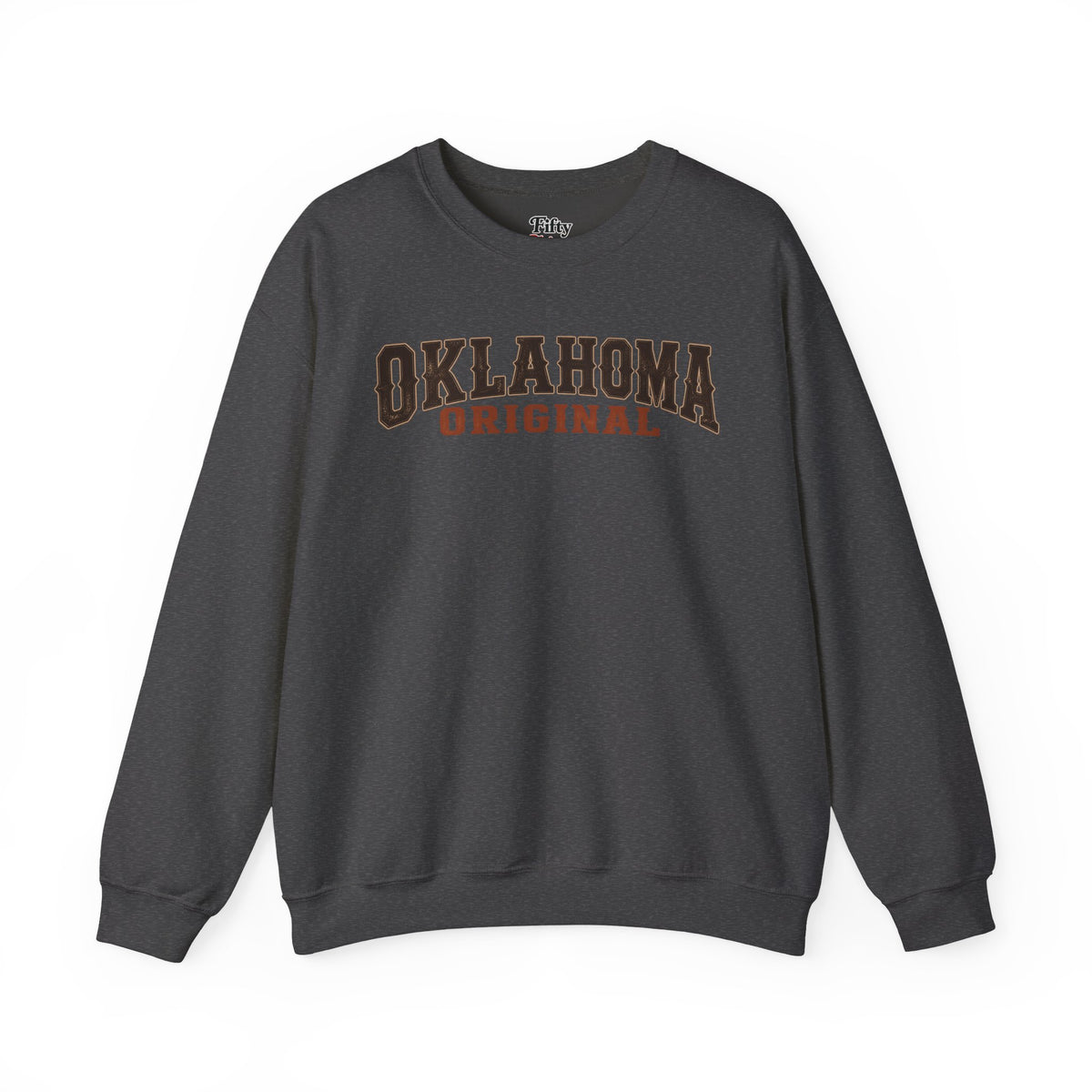 Oklahoma Original Unisex Crewneck Sweatshirt State Name Graphic