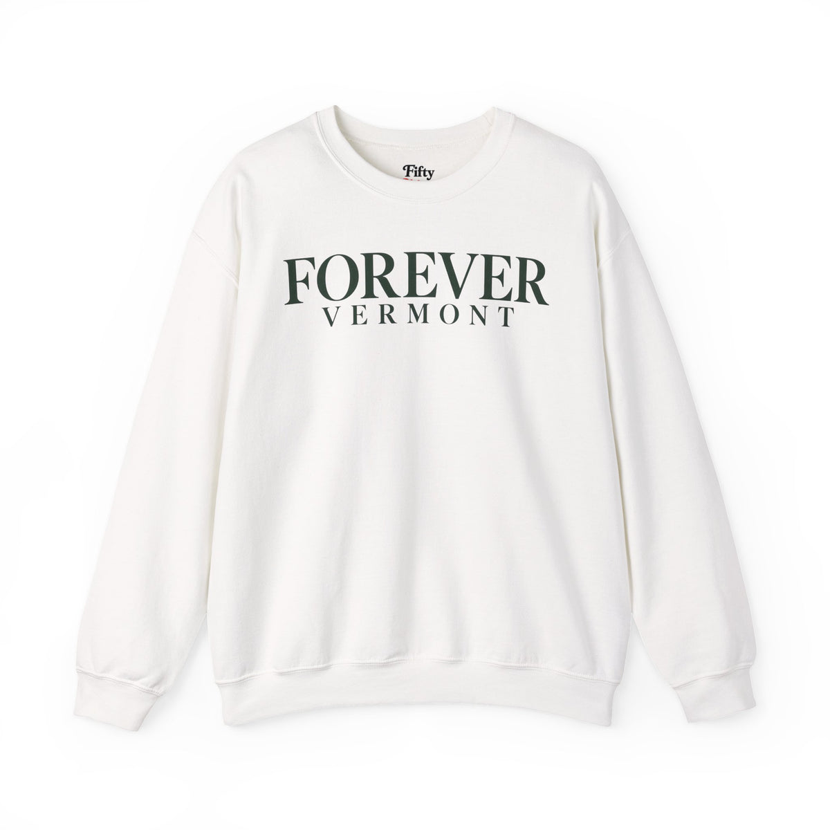 Forever Vermont Unisex Crewneck Sweatshirt State Name Graphic
