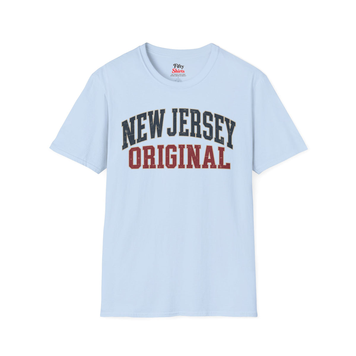 New Jersey Original Unisex Softstyle T Shirt State Name Graphic Tee