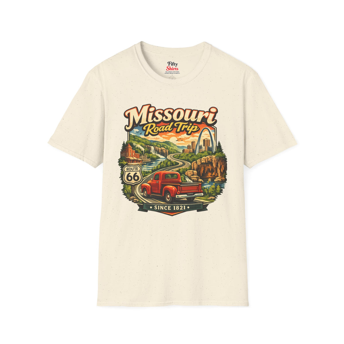Missouri Road Trip Unisex Softstyle T Shirt State Pride Graphic Tee Collections FS03