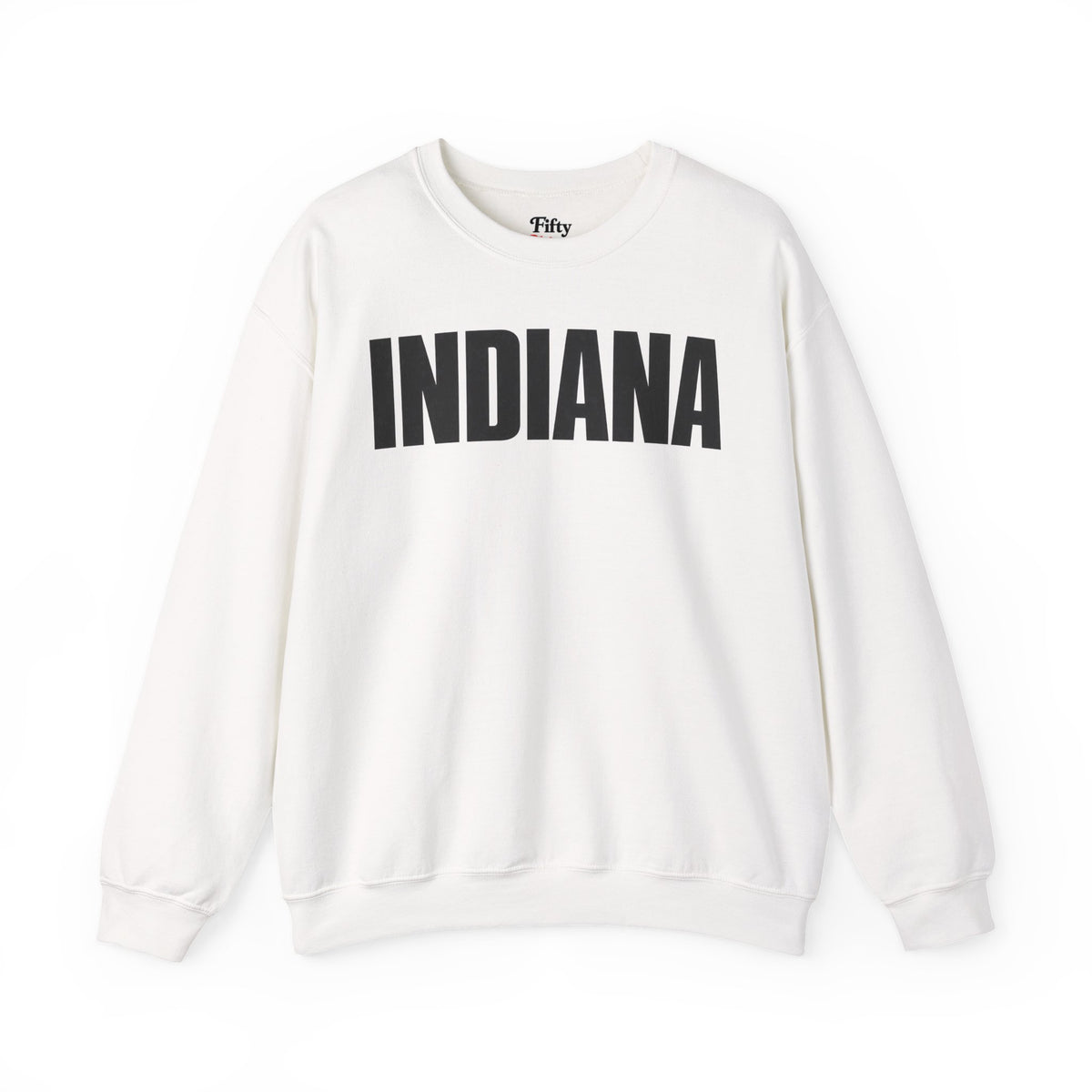 Indiana Unisex Crewneck Sweatshirt State Name Graphic