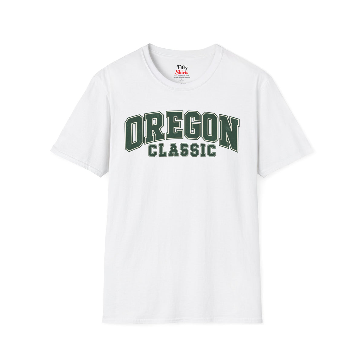 Oregon Classic Unisex Softstyle T Shirt State Name Graphic Tee