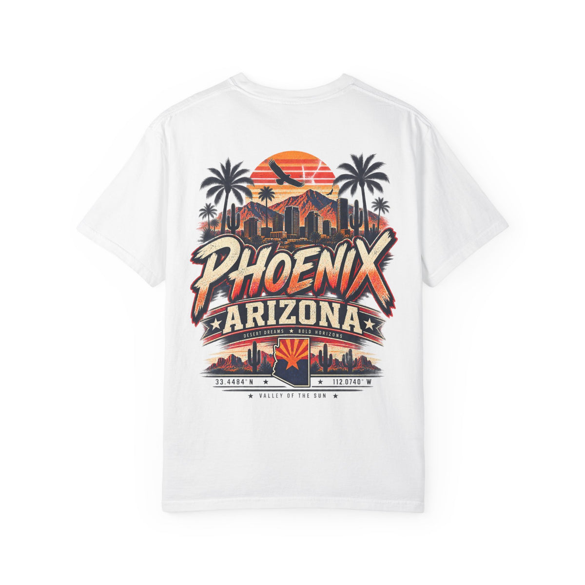 Phoenix Arizona Streetwear Unisex Comfort Color 1717 Streetwear Graphic Tee