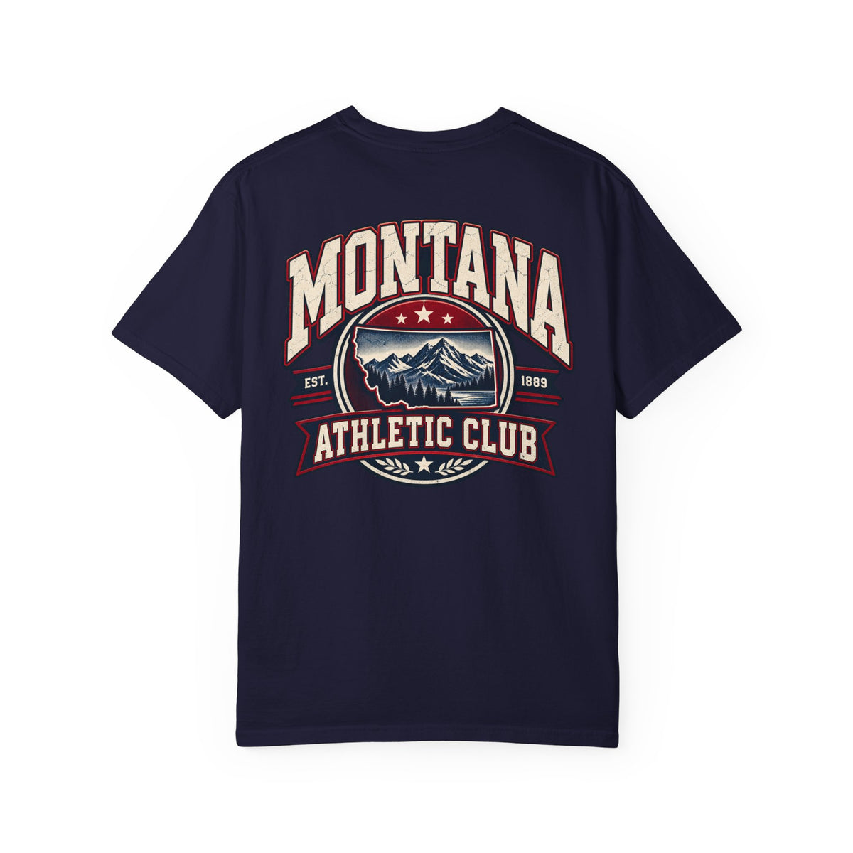 Montana Athletic Club Unisex Comfort Color 1717 Streetwear Graphic Tee