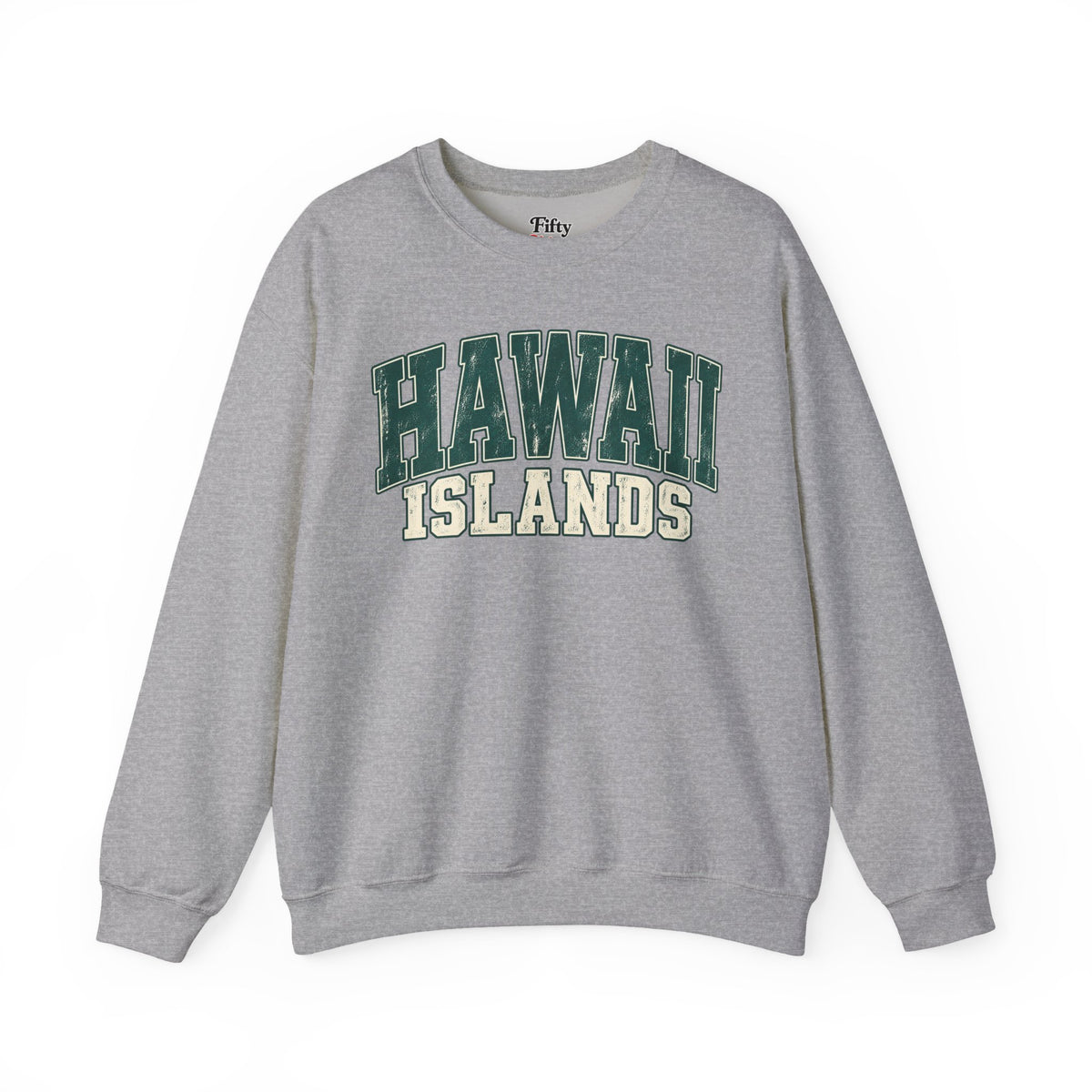 Hawaii Islands Unisex Crewneck Sweatshirt State Name Graphic