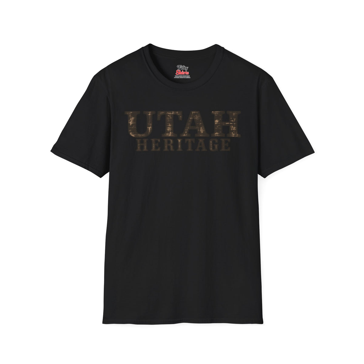 Utah Heritage Unisex Softstyle T Shirt State Name Graphic Tee